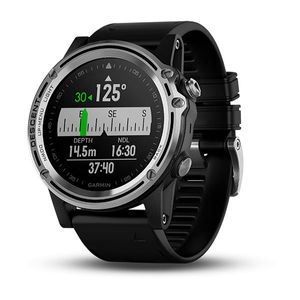Relógio Garmin de Mergulho com GPS Garmin, Mapeamento TOPO Colorido e Recursos Multiesporte Descent Preto