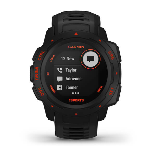 Relogio-Garmin-Instinct-Esports-Edition-Preto-Lava-com-Monitor-Cardiaco-de-Pulso-e-GPS