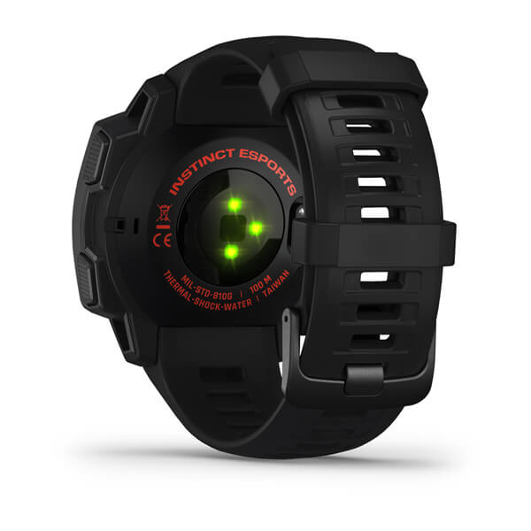 Relogio-Garmin-Instinct-Esports-Edition-Preto-Lava-com-Monitor-Cardiaco-de-Pulso-e-GPS