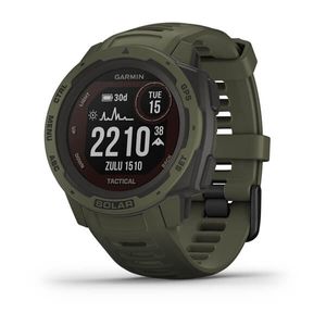 Relógio Garmin Instinct Solar Tactical com Monitor Cardíaco de Pulso e GPS