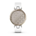 -Relogio-Garmin-Lily-Dourado-Pulseira-Branca-de-Silicone-Monitor-de-Atividades-