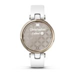 -Relogio-Garmin-Lily-Dourado-Pulseira-Branca-de-Silicone-Monitor-de-Atividades-