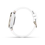 -Relogio-Garmin-Lily-Dourado-Pulseira-Branca-de-Silicone-Monitor-de-Atividades-