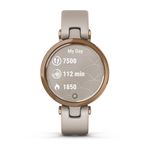 Relogio-Garmin-Lily-Dourado-Rose-Pulseira-Bege-de-Silicone-Monitor-de-Atividades-