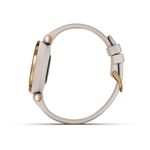 Relogio-Garmin-Lily-Dourado-Rose-Pulseira-Bege-de-Silicone-Monitor-de-Atividades-