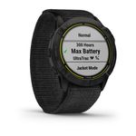 Relogio-Garmin-Enduro-Preto-Pulseira-Preta-Loop-Monitor-Cardiaco-de-Pulso-com-GPS