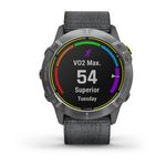 Relogio-Garmin-Enduro-Prata-Pulseira-Cinza-Loop-Monitor-Cardiaco-de-Pulso-com-GPS