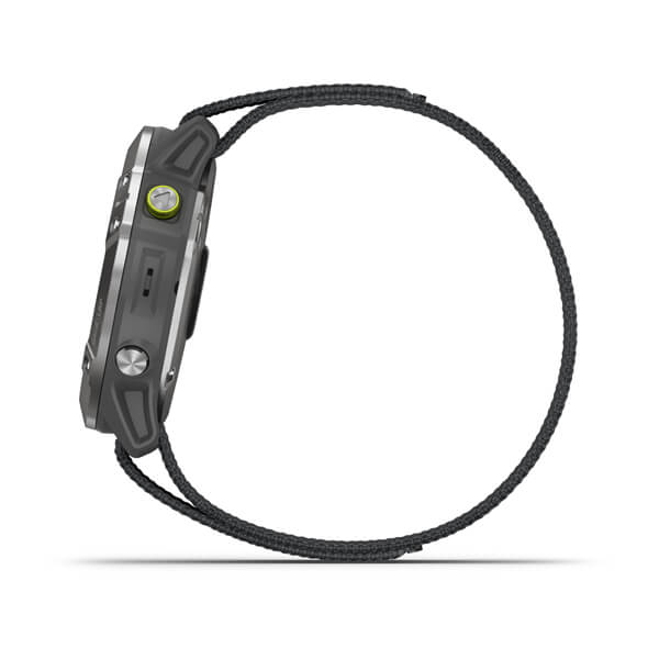 Relogio-Garmin-Enduro-Prata-Pulseira-Cinza-Loop-Monitor-Cardiaco-de-Pulso-com-GPS