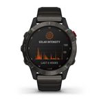 Relogio-Garmin-Fenix-6-Pro-Solar-Cinza-de-Carbono-c--pulseira-de-titanio-Cinza-SA-Tela-de-Safira-com-Monitor-Cardiaco-de-Pulso-e-GPS