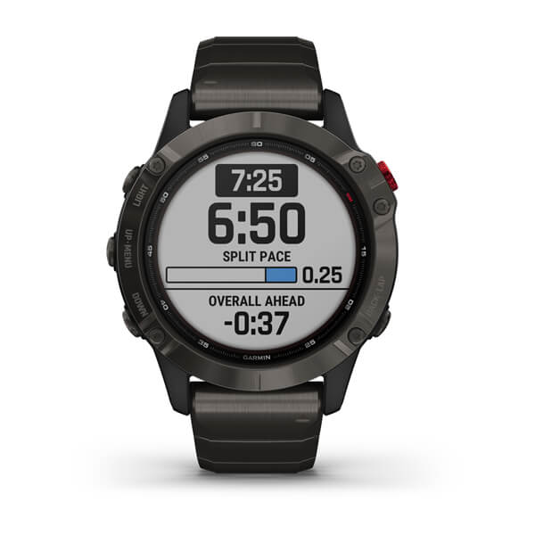 Relogio-Garmin-Fenix-6-Pro-Solar-Cinza-de-Carbono-c--pulseira-de-titanio-Cinza-SA-Tela-de-Safira-com-Monitor-Cardiaco-de-Pulso-e-GPS
