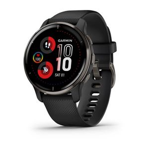 Relógio Garmin Venu 2 Plus com Monitor Cardíaco de Pulso, GPS e Voz