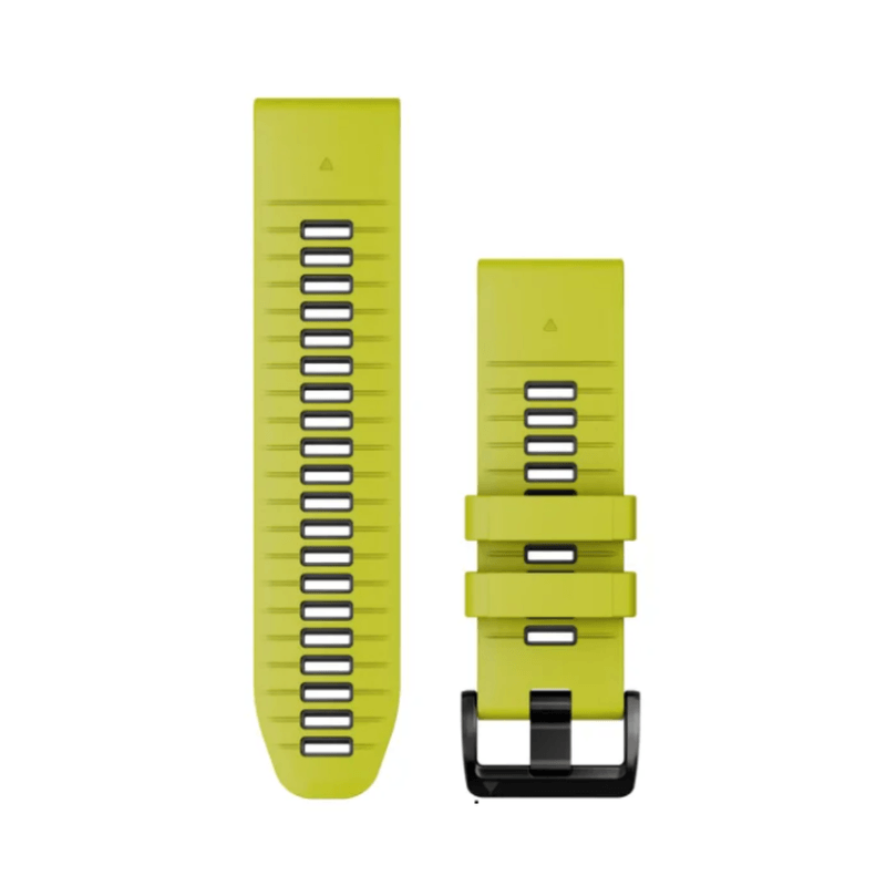 Pulseira-Garmin-QuickFit-26-Fenix-6X---EpixPro51mm---Enduro----Instinct-2X-Amarelo-com-Grafite-Silicone