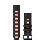 Pulseira-Garmin-QuickFit-26-Fenix-6X---EpixPro51mm---Enduro----Instinct-2X-Preto-com-Vermelho-Silicone