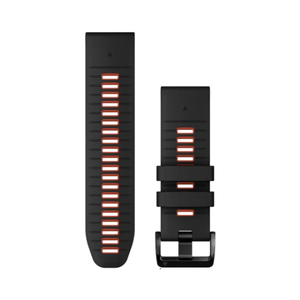 Pulseira Garmin QuickFit 26 Fenix 3/5X/6X/Tactix Delta  Vermelho Silicone