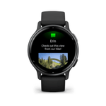 Relógio Garmin vivoactive 5 Preto com pulseira de silicone Preta010-02862-10.1