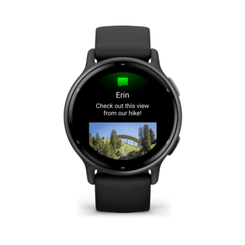 Relógio Garmin vivoactive 5 Preto com pulseira de silicone Preta010-02862-10.1