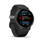 Relógio Garmin vivoactive 5 Preto com pulseira de silicone Preta010-02862-10.2