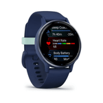 Relógio Garmin vivoactive 5 Azul marinho com pulseira de silicone Azul marinho010-02862-12.2