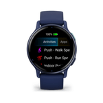 Relógio Garmin vivoactive 5 Azul marinho com pulseira de silicone Azul marinho010-02862-12.5