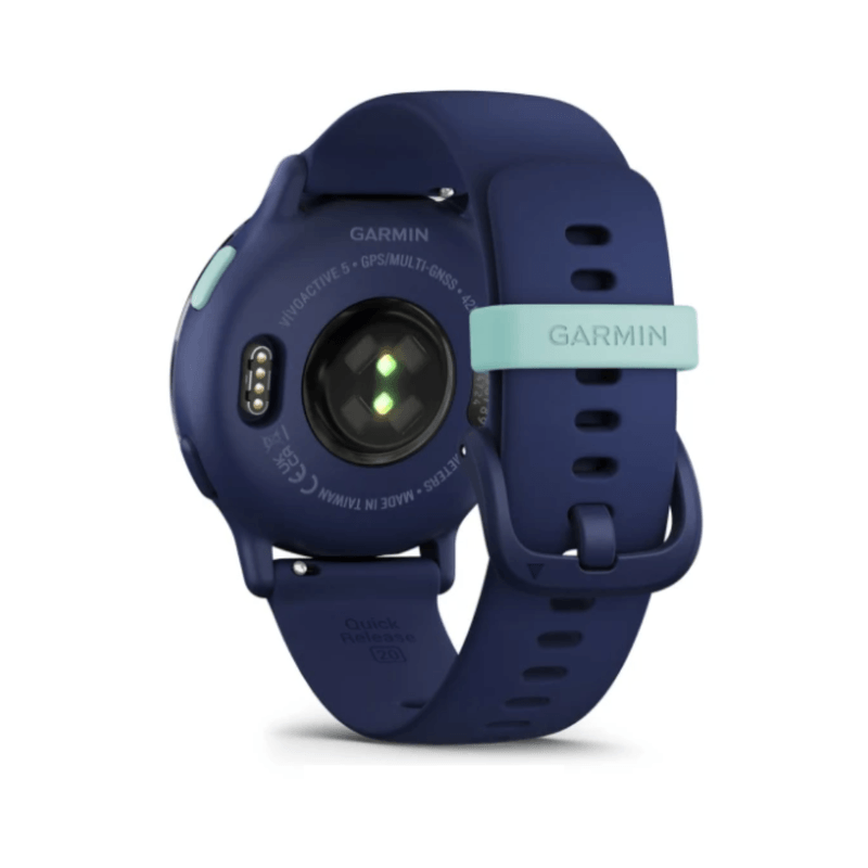 Relógio Garmin vivoactive 5 Azul marinho com pulseira de silicone Azul marinho010-02862-12.6