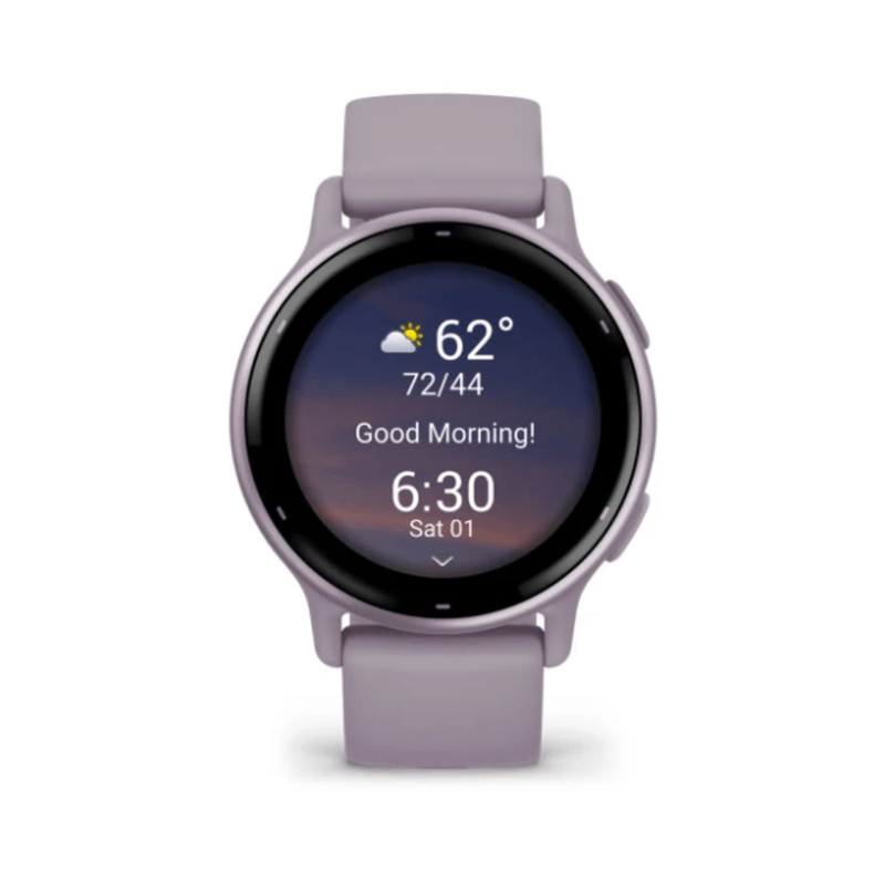 Relógio Garmin vivoactive 5 Orquídea com pulseira de silicone Orquídea010-02862-13.3