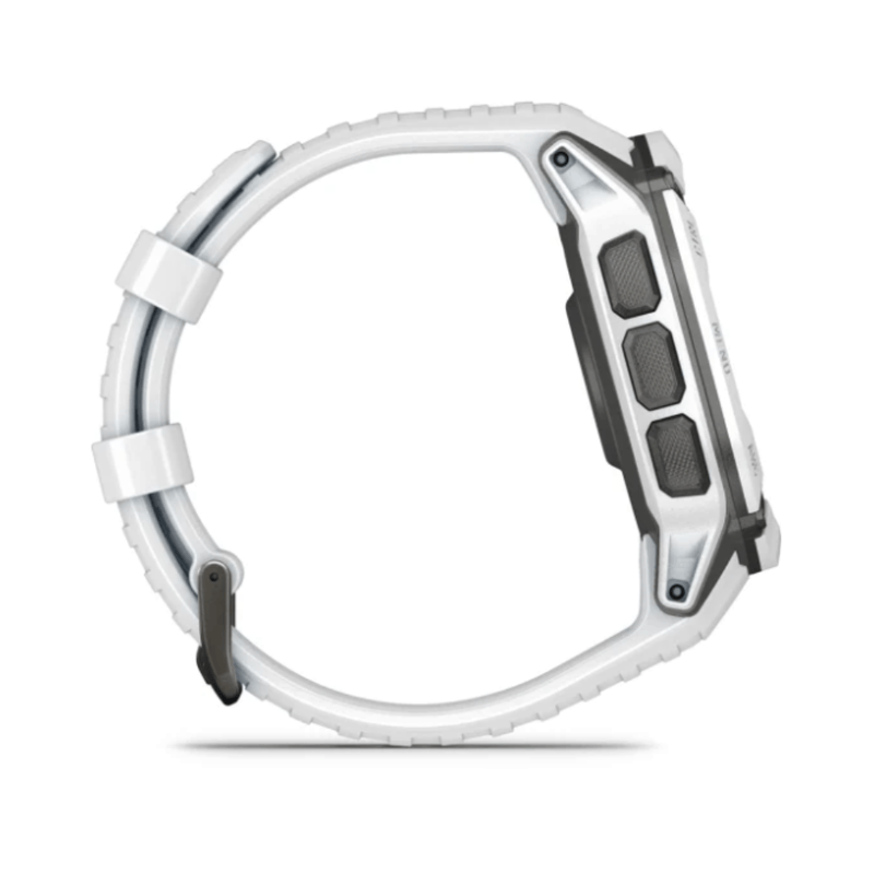 Relógio Garmin Instinct 2X Solar Branco com Monitor Cardíaco de Pulso e GPS010-02805-14.4