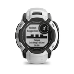 Relógio Garmin Instinct 2X Solar Branco com Monitor Cardíaco de Pulso e GPS010-02805-14.5