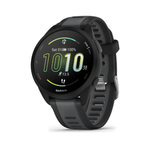 Relógio Garmin Forerunner 165 Preto e Cinza Ardosia WW com Monitor Cardíaco de Pulso e GPS010-02863-20