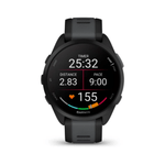 Relógio Garmin Forerunner 165 Preto e Cinza Ardosia WW com Monitor Cardíaco de Pulso e GPS010-02863-20.1