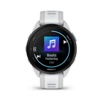 Relógio Garmin Forerunner 165 Music Cinza e Branco WW com Monitor Cardíaco de Pulso e GPS010-02863-31.3