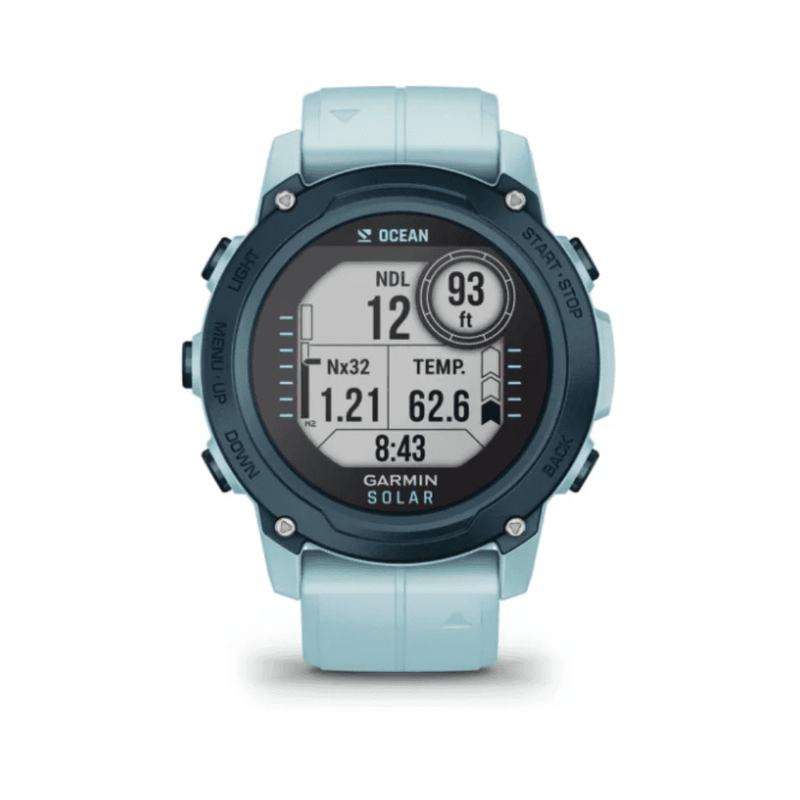 Relógio Garmin Descent G1 Solar (2023) Azul (edição Oceano) com Monitor Cardíaco de Pulso e GPS010-02604-04_1