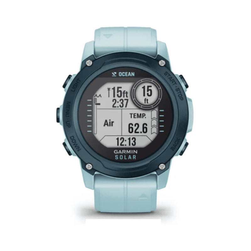 Relógio Garmin Descent G1 Solar (2023) Azul (edição Oceano) com Monitor Cardíaco de Pulso e GPS010-02604-04_3