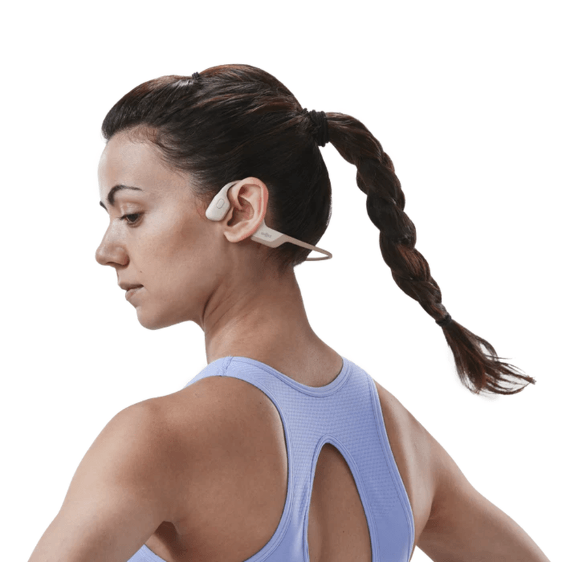 Fone-de-Conducao-Ossea-Shokz-OpenRun-Pro-Mini-Bege