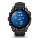 Relogio-Garmin-Fenix-8-Cinza-Ardosia-com-Pulseira-de-Silicone-Preta