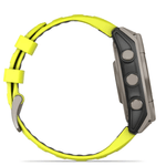 Relogio-Garmin-Fenix-8-Safira-Solar-Titanio-com-Pulseira-de-Silicone-Amarelo-com-Grafite