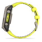 Relogio-Garmin-Fenix-8-Safira-Solar-Titanio-com-Pulseira-de-Silicone-Amarelo-com-Grafite