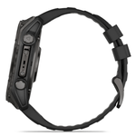 Relogio-Garmin-Fenix-8X-Safira-Carbon-Gray-DLC-Titanio-com-Pulseira-de-Silicone-Preta-com-Cinza