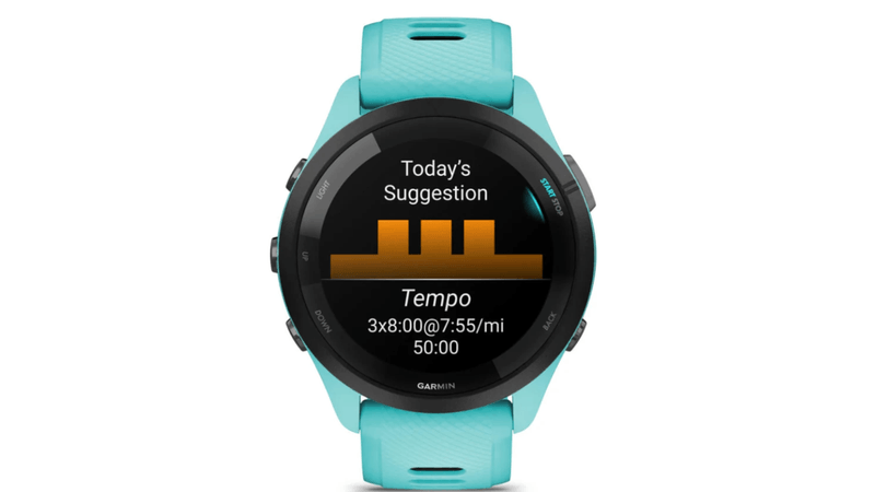 Relógio Garmin Forerunner 265 com Monitor Cardíaco de Pulso