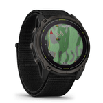Relogio-Garmin-Enduro-3-Carbon-Gray-DLC-Titanio-com-Pulseira-Ultrafit-Nylon-Preta