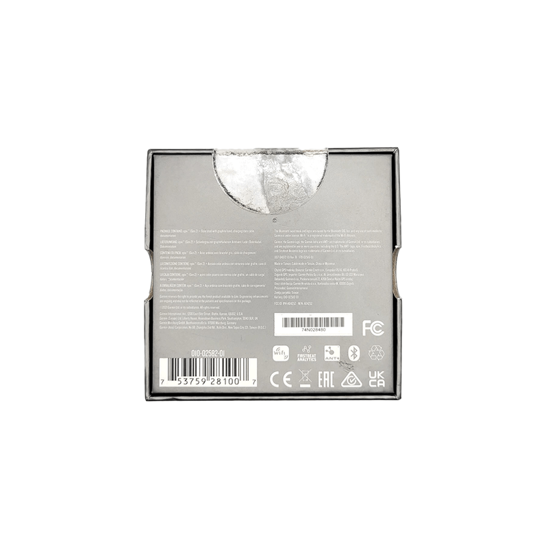 Outlet-Monitor-Cardiaco-de-Pulso-com-GPS-Garmin-epix-Gen-2--Cinza-c--pulseira-de-silicone-Cinza