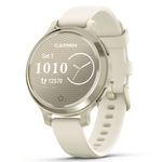 Relogio-Garmin-Lily-2-Active-Lunar-Gold-Pulseira-Branca-de-Silicone-com-Monitor-Cardiaco-de-Pulso-e-GPS