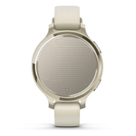 Relogio-Garmin-Lily-2-Active-Lunar-Gold-Pulseira-Branca-de-Silicone-com-Monitor-Cardiaco-de-Pulso-e-GPS
