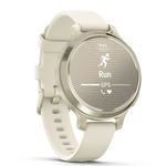 Relogio-Garmin-Lily-2-Active-Lunar-Gold-Pulseira-Branca-de-Silicone-com-Monitor-Cardiaco-de-Pulso-e-GPS