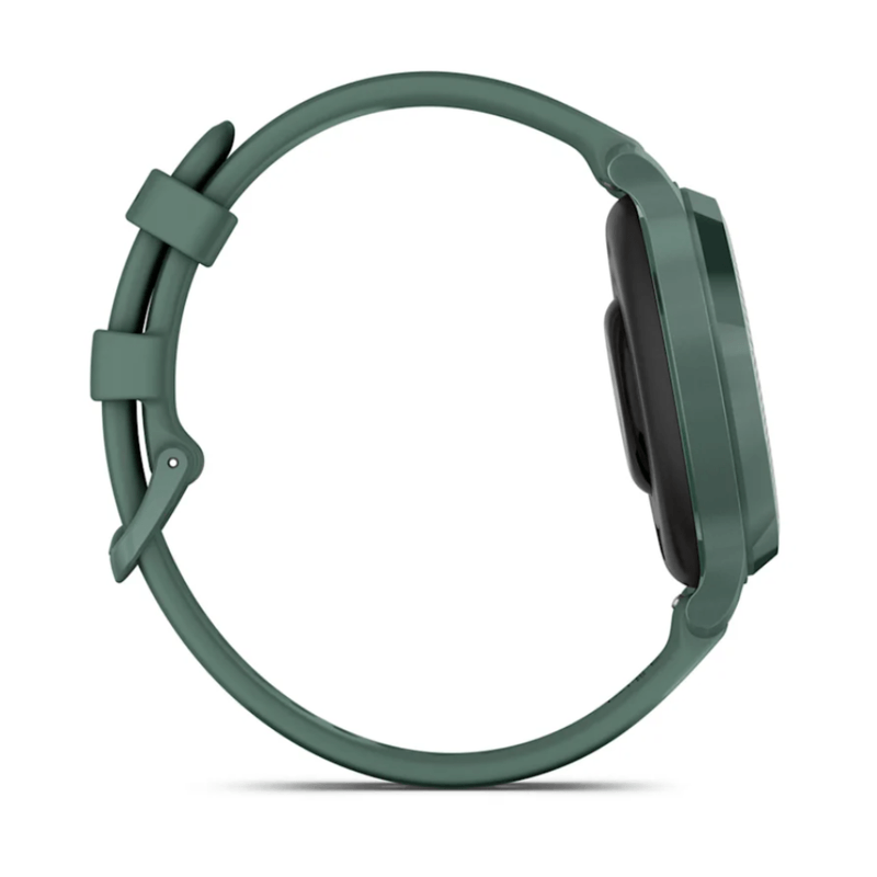 Relogio-Garmin-Lily-2-Active-Verde-Jasper-Pulseira-Verde-Jasper-de-Silicone-com-Monitor-Cardiaco-de-Pulso-e-GPS