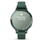 Relogio-Garmin-Lily-2-Active-Verde-Jasper-Pulseira-Verde-Jasper-de-Silicone-com-Monitor-Cardiaco-de-Pulso-e-GPS