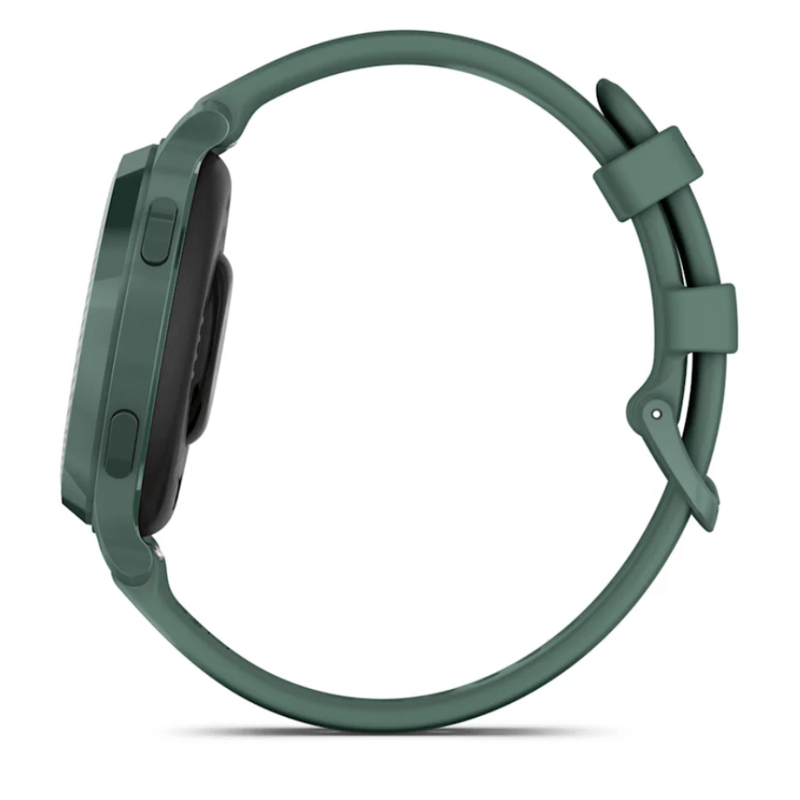 Relogio-Garmin-Lily-2-Active-Verde-Jasper-Pulseira-Verde-Jasper-de-Silicone-com-Monitor-Cardiaco-de-Pulso-e-GPS