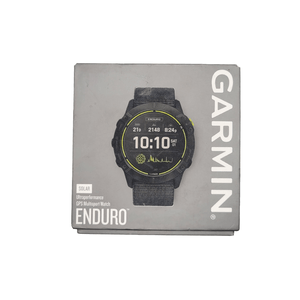 Mostruário Outlet Monitor Cardíaco de Pulso com GPS Garmin Enduro Preto c/ pulseira Preta Loop