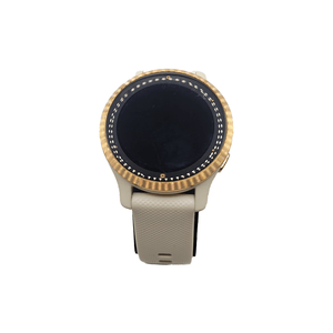 Mostruário Outlet Monitor Cardíaco de Pulso com GPS Garmin Venu 2S Dourado Rose c/ pulseira Branca WW