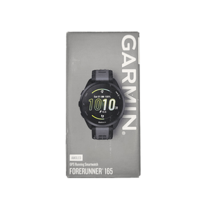 Outlet Monitor Cardíaco de Pulso com GPS Garmin Forerunner 165  Preto e Cinza Ardosia WW